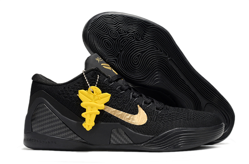 Men's Running Weapon Kobe 9 Black Shoes 010